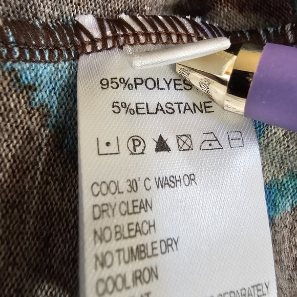 Pam & Arch Faux Wrap Dress In Coffee Brown Size M/L NWT - Picture 13 of 13